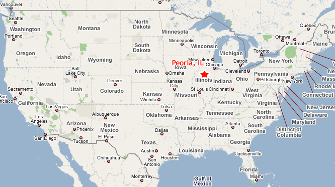 Yahoo Map Of United States